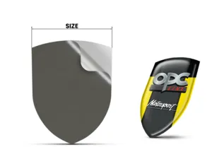 OPC Rear Window Stickers Cars Edition Stylish Modern